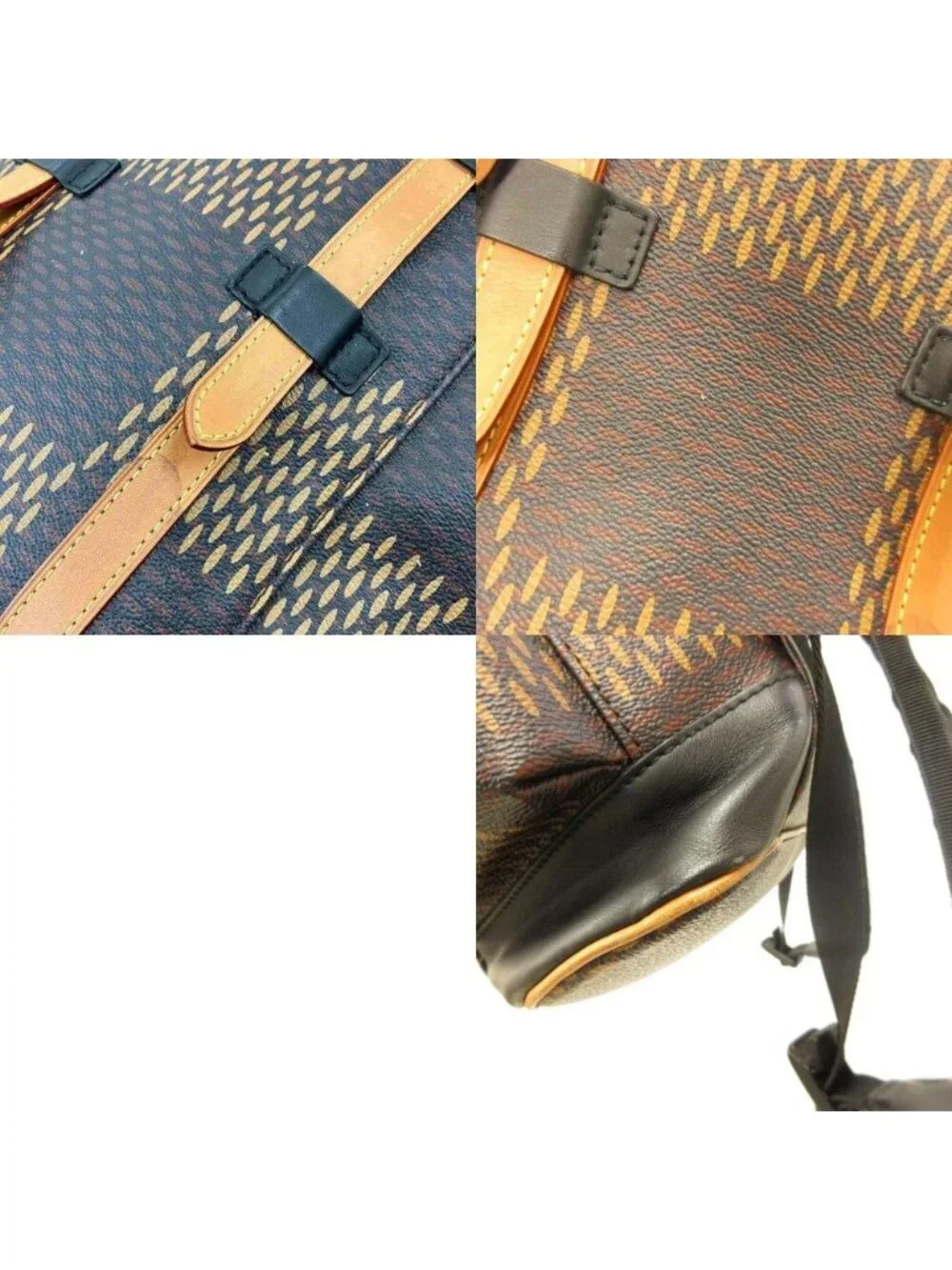 Louis Vuitton Damier Giant LV Squared Christopher MM Brown Backpack